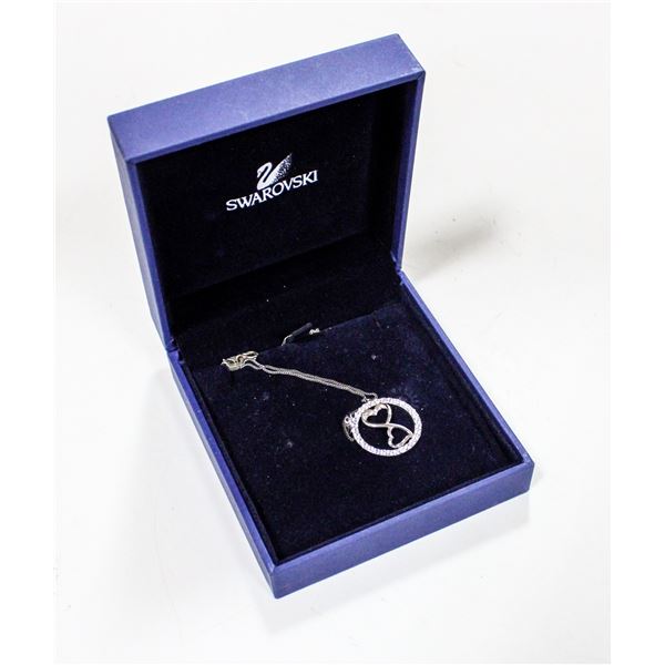 925 SILVER DOUBLE HEART PENDANT & 925 NECKLACE