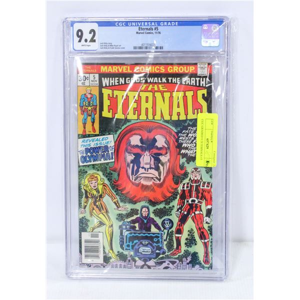 CGC GRADED 9.2 ETERNALS #5