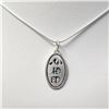 BZ1076-37 SILVER 18" NECKLACE