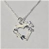 BZ1076-38 SILVER 16" NECKLACE