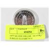 Image 1 : 1977 SILVER DOLLAR - SILVER JUBILEE ELIZABETH II
