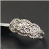 Image 1 : BZ1121-4 10K WHITE GOLD DIAMOND RING
