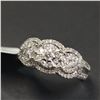 BZ1121-4 10K WHITE GOLD DIAMOND RING