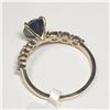 Image 2 : BZ1121-2 10K YELLOW GOLD BLACK DIAMOND RING