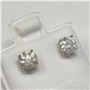 Image 1 : BZ1121-11 14K WHITE GOLD DIAMOND EARRINGS