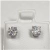 Image 1 : BZ1121-13 14K WHITE GOLD DIAMOND EARRINGS
