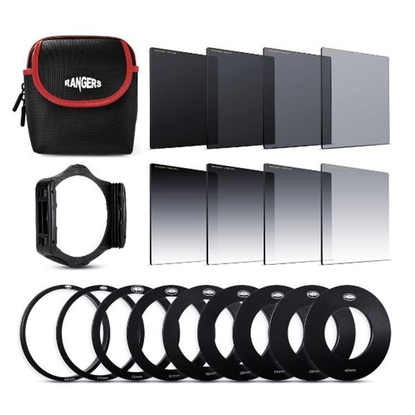 NEW RANGERS 8 PC FILTER KIT WITH 9 FILTER ADAPTOR