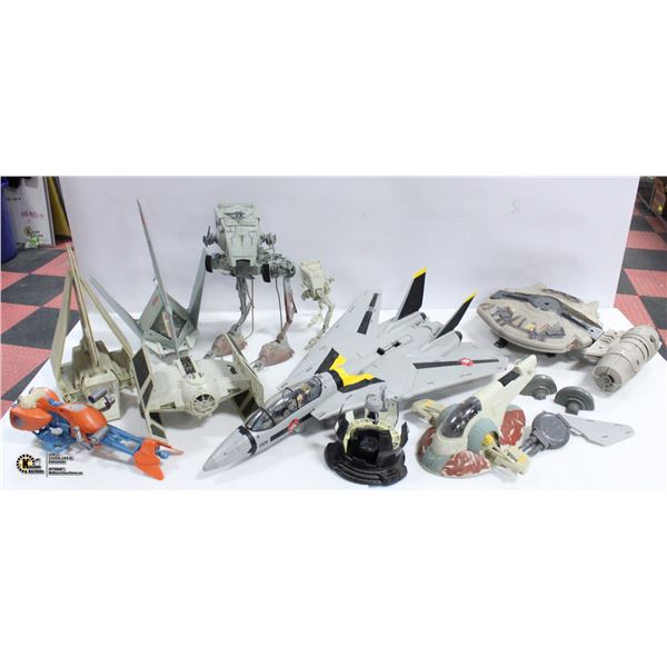 10 VINTAGE STAR WARS / G.I.JOE ACTION FIGHTERS