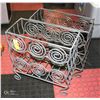 Image 1 : 2PC SET METAL IRON MAGAZINE HOLDER MAGAZINE STANDS