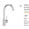 Image 2 : NEW SINGLE LEVEL SWIVEL SPOUT CHROME PLATED FAUCET