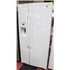 GE 25.3 CU FT SIDE BY SIDE WITH EXTERNAL ICE/WATER