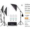 Image 1 : NEW SOFTBOX LIGHTING KIT WITH BOOM ARM STAND KIT
