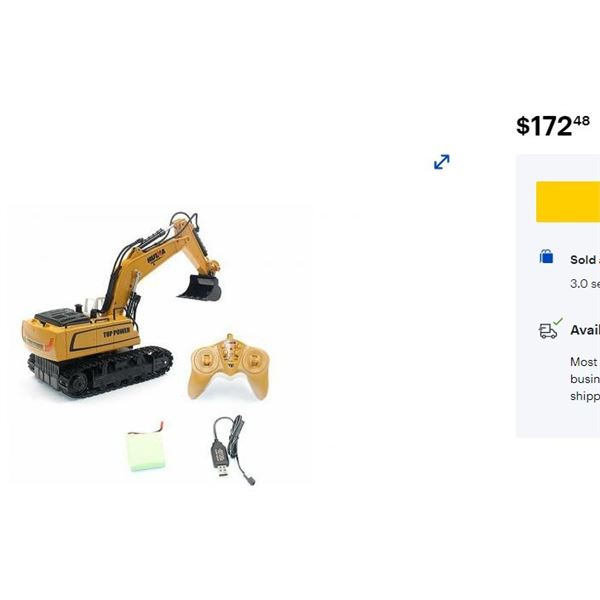 NEW 1:18 SCALE 9CH FULL FUNCTION RC EXCAVATOR