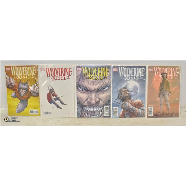 WOLVERINE 5 ISSUES FULL MINI SERIES COMICS