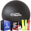 Image 1 : ACTIVE BALANCE FITNESS BALL, PUMP & 3 RESISTANCE