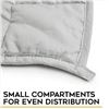 Image 4 : NEW REPACKED YNM LIGHT GREY WEIGHTED BLANKET 60" X