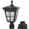 NEW KEMECO SOLAR POST LIGHT - LED CAST ALUMINUM