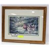 RICHARD DE WOLFE FRAMED 16" X 20" WITH CERTIFICATE