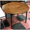 Image 1 : WOODEN KITCHEN TABLE H-30" D-43"
