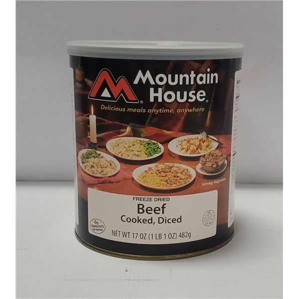 SURVIVAL FREEZE DRIED DICED BEEF