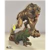 Image 1 : HEAVY WEREWOLF STATUE 14" TALL
