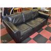 FAUX LEATHER SOFA AS IS