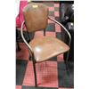 Image 1 : METAL/LEATHER SIDE CHAIR