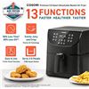 Image 2 : NEW REPACKED COSORI XL BLACK 5.8QT AIR FRYER WITH