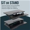 Image 3 : NEWLY ASSEMBLED BLACK HYDRAULIC RISER DESK FOR