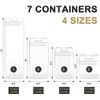 Image 2 : BRAND NEW SEALED 7 PIECE FOOD STORAGE CONTAINER
