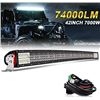 Image 1 : NEW LED LIGHT BAR 42" 4 ROW QUAD CURVED BARS COMBO