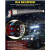 Image 3 : NEW LED LIGHT BAR 42" 4 ROW QUAD CURVED BARS COMBO