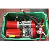 Image 1 : LOT OF 4 FULLY CHARGED FIRE EXTINGUISHERS