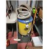 Image 1 : LARGE ROLLING POWR-FLITE SHOP VAC W/ EXTRA HOSE &