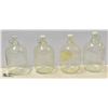 Image 1 : VINTAGE WHISKEY STYLE JUGS 4 X 160 OZ
