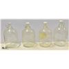 Image 1 : VINTAGE WHISKEY STYLE JUGS 4 X 160 OZ