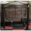Image 1 : METAL SINGLE DECORATIVE HEADBOARD + RAILS