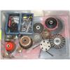 Image 1 : BIN OF ASSORTED FLAPPER WHEELS, WIRE WHEELS &