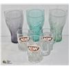 Image 1 : VINTAGE A&W AND COCA COLA GLASSES