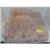 Image 1 : NICOLE MILLER NEW YORK FAUX PINK AREA RUG LARGE