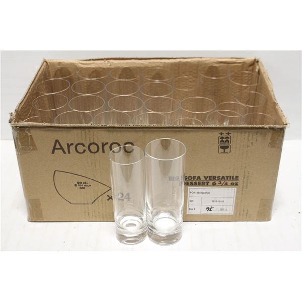 FLAT OF 27 STOLZLE DRINKING GLASSES