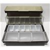 Image 1 : BOX OF CAMBRO GARNISH STATIONS