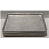 Image 1 : LOT OF 7 HALF SIZE ALUMINUM BUN PANS