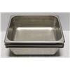 Image 1 : 3 STAINLESS STEEL 1/2 SIZE 4" DEEP FOOD PANS