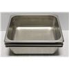 3 STAINLESS STEEL 1/2 SIZE 4" DEEP FOOD PANS