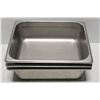 3 STAINLESS STEEL 1/2 SIZE 4" DEEP FOOD PANS