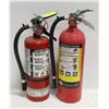 Image 1 : 2 CHARGED 5-7LBS FIRE EXTINGUISHERS