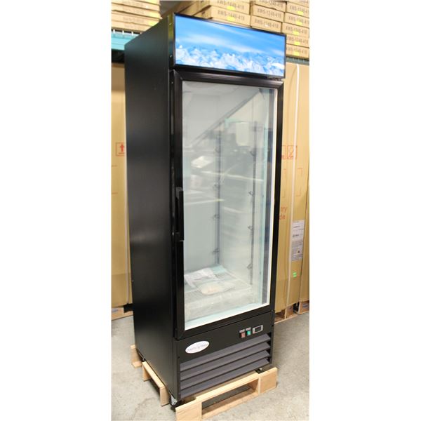 NEW CHEF'S MATE SINGLE GLASS DOOR FREEZER