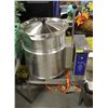 CLEVELAND TILTING STEAM KETTLE ON STAND W/ LID