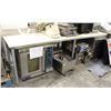 Image 1 : 10' POLY SURFACE COMMERCIAL BAKERS / PREP TABLE